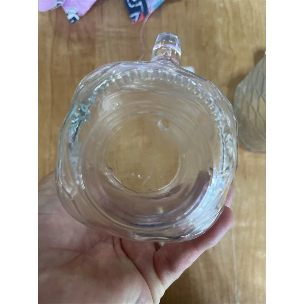 Rooster Mason Jar Drinking Glasses with Handle Farmhouse Decor Set Of 6